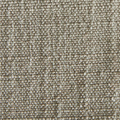 Close-up af beige tekstureret boucléstof.