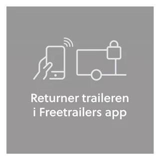Returner traileren i Freetrailers app