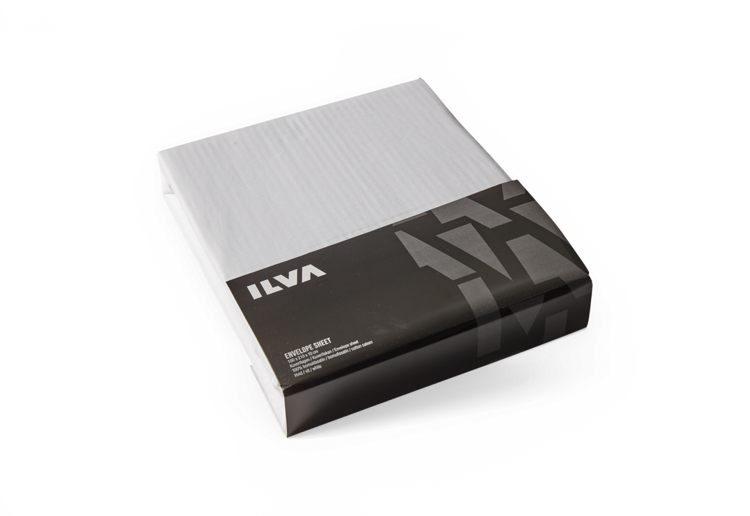Hvid pakke med ILVA ENVELOPE SHEET.