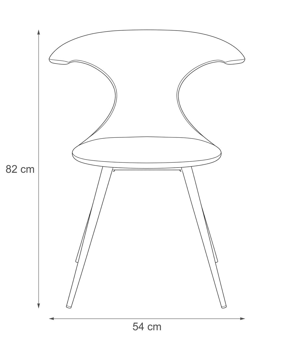 Neutralt produktfoto mod ensfarvet baggrund.