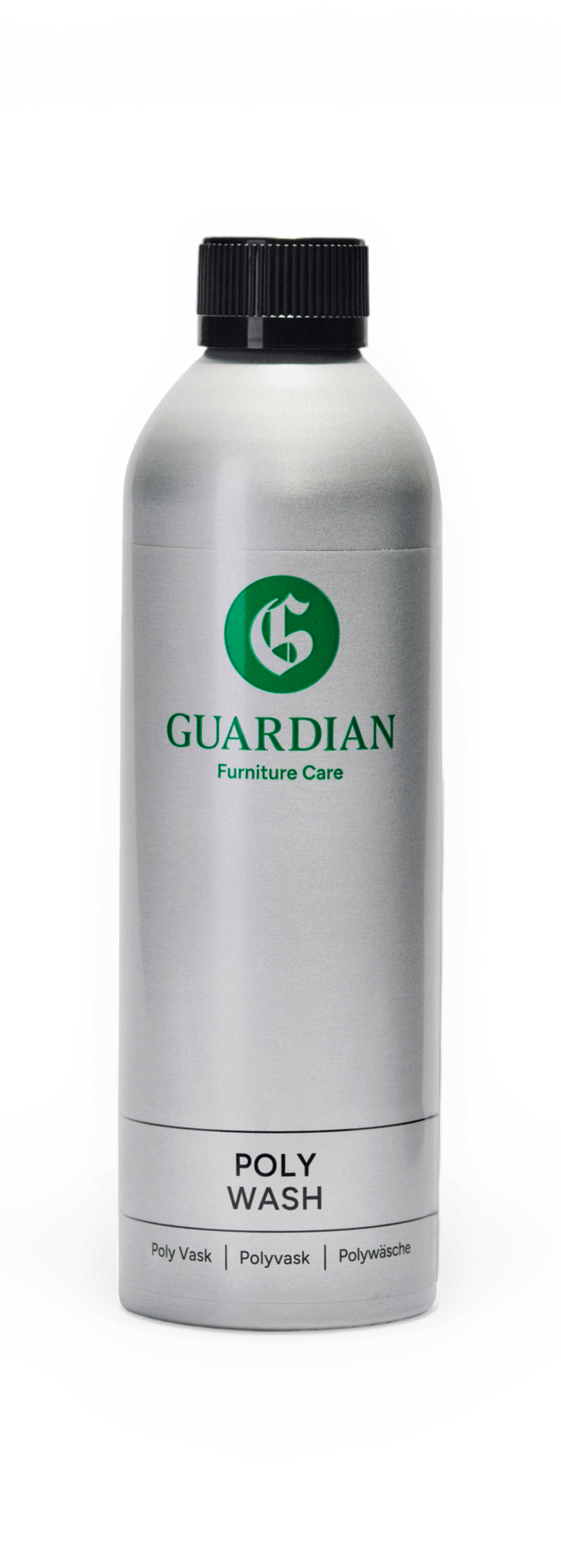 Guardian Furniture Care Poly Wash flaske med sort låg; Poly Vask | Polyvask | Polywäsche.