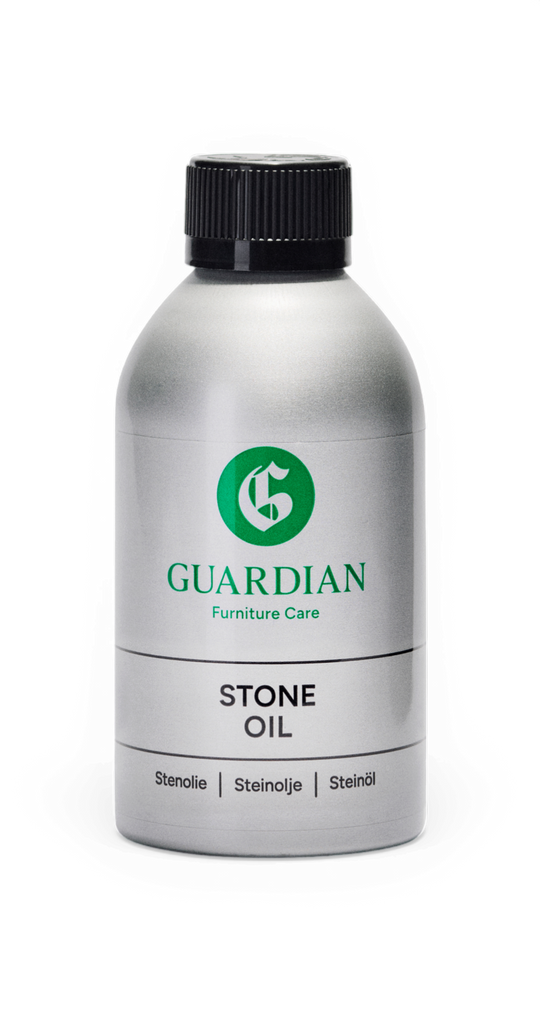 Guardian Furniture Care Stone Oil – flaske stenolie/steinolje/steinöl.
