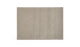 Beige rektangulært tæppe med smalle lodrette ribber.