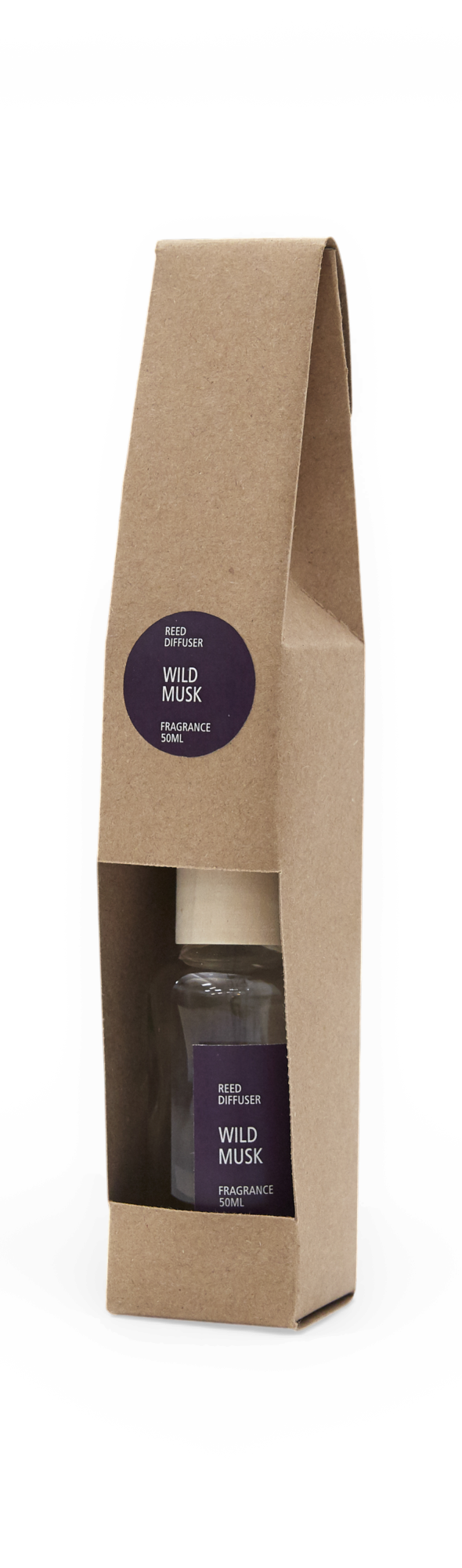 Duftdiffuser med pinde Wild Musk, 50 ml.