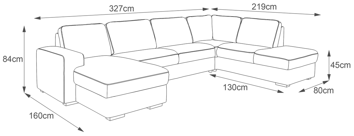 Helsort, minimalistisk banner.