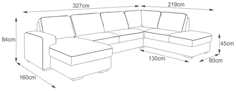 Helsort, minimalistisk banner.