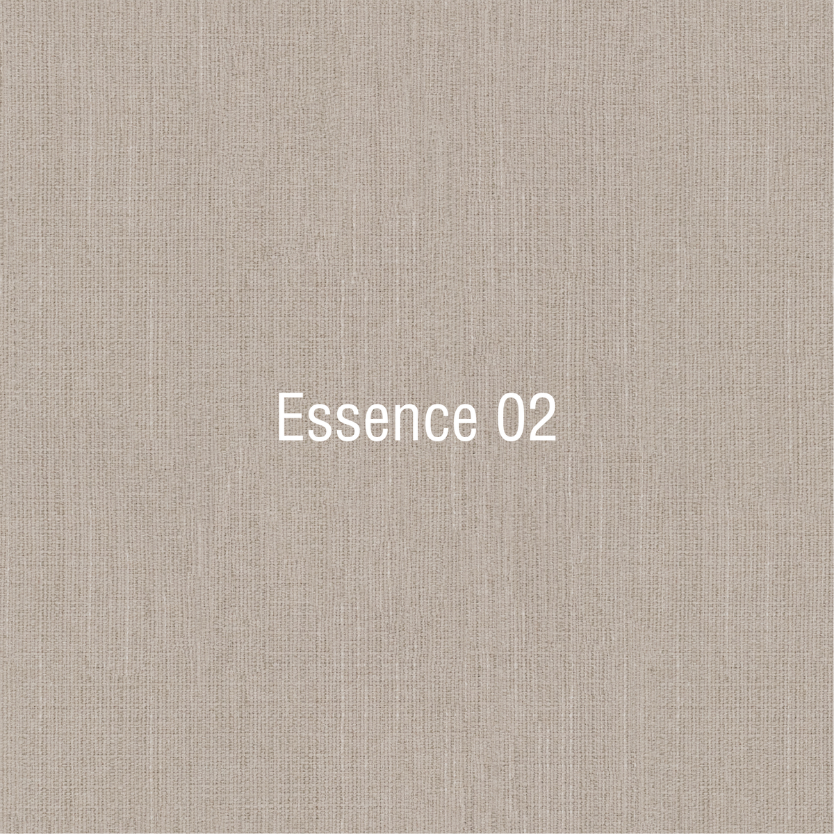 Beige linnedstruktur med Essence 02 centreret.