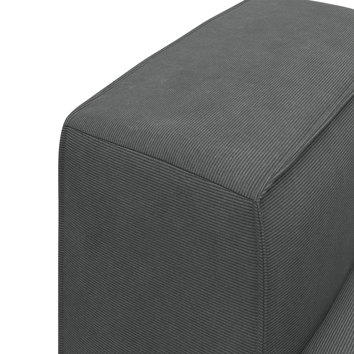 Nordvik Modul med pufafslutning, 146 x 104 cm