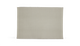 Beige stofserviet med enkel vævet struktur, rektangulær.
